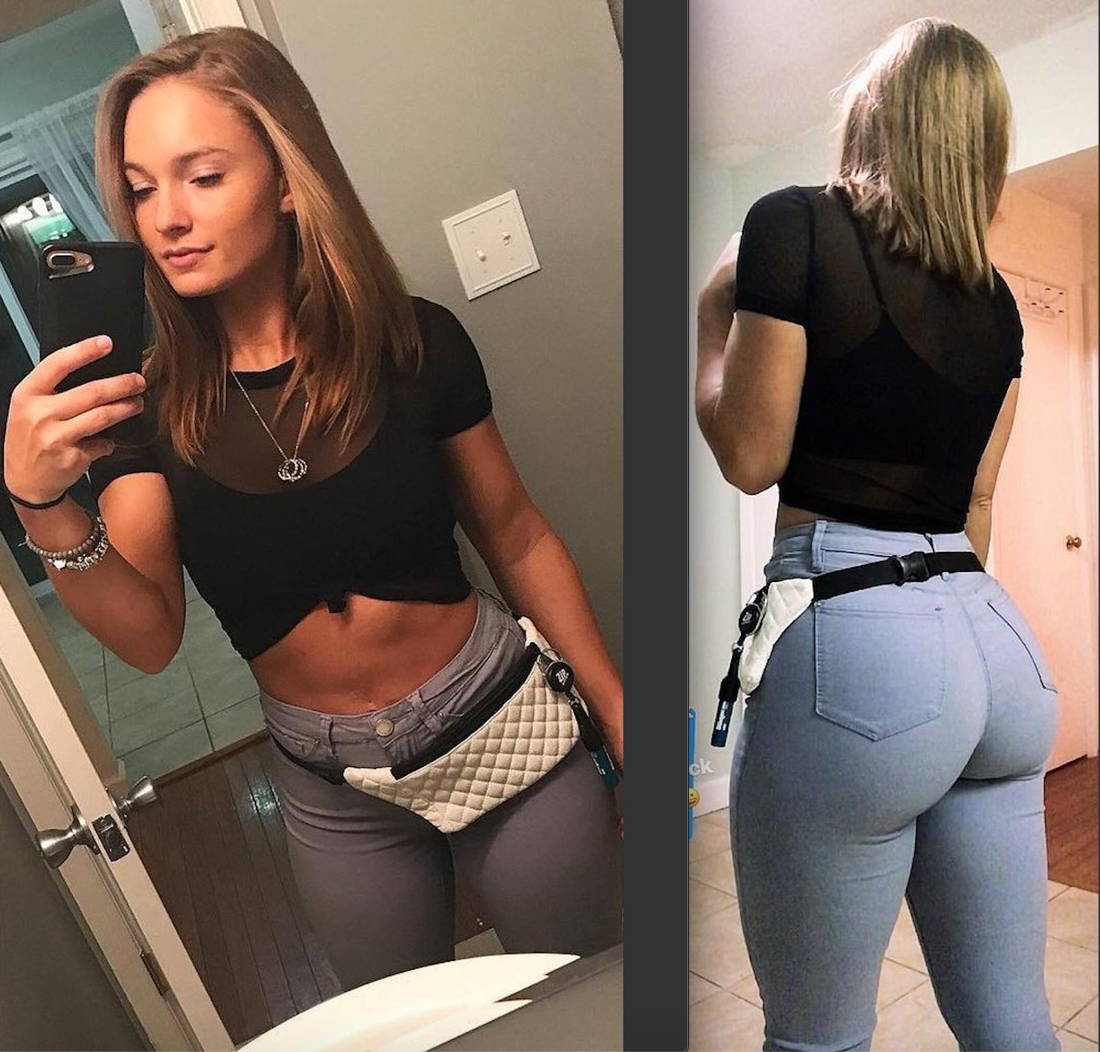 Thick in jeans Porn Pic - EPORNER