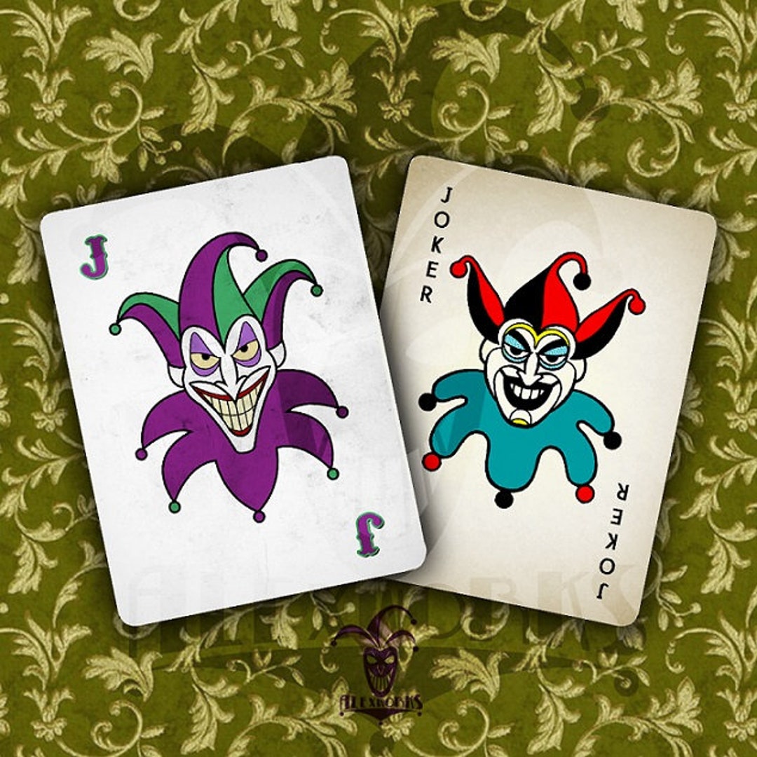 Classic Joker Playing Cards Cosplay Costume High Quality Prop ...