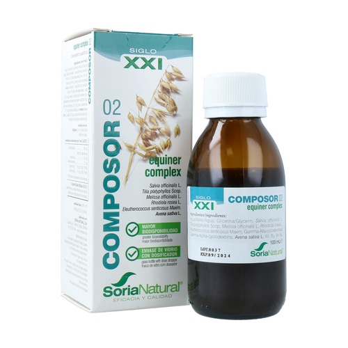 Buy Composor 02 Equiner XXI Formula 100 ml Soria Natural | Naturitas