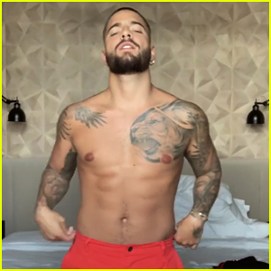 Maluma Dances Shirtless to 'Instinto Natural' in Sexy Video ...