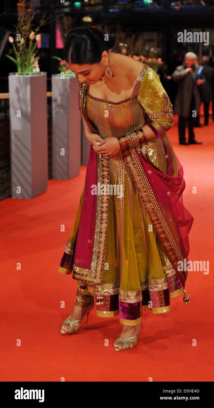 Indian actress Kajol Devgan arrives for the premiere of the film ...