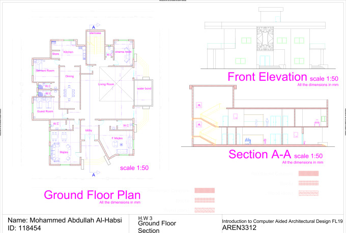 Drow your floor plans by autocad by Moha772 | Fiverr