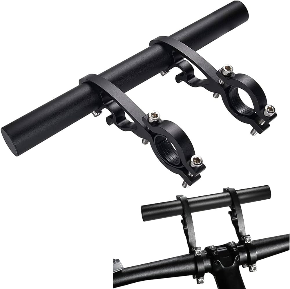 Amazon.com : XNX Bike Bicycle Double Handlebars Extender Extension ...