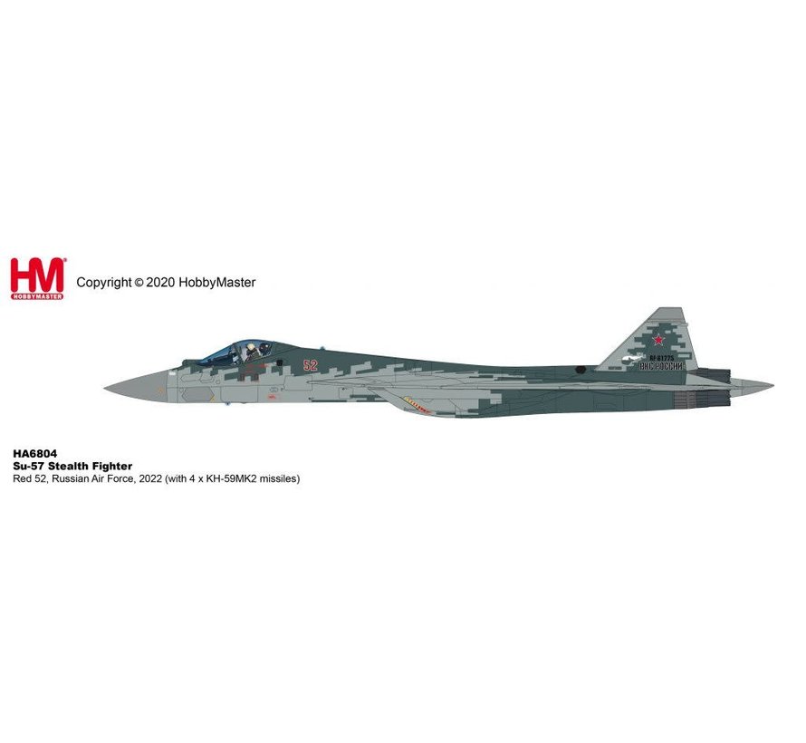 Su-57 Felon RED52 Russian Air Force January 2022 1:72 with ...