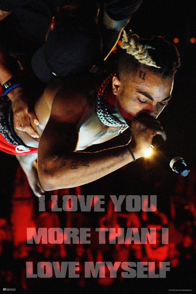 Amazon.com: XXXtentacion Poster I Love You More XXXtentacion Merch ...