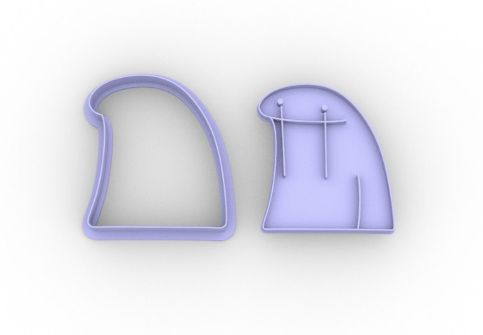 STL file DEFORMED CUTTERS - FLORK - FLORCOWCONS - COOKIE CUTTER ...