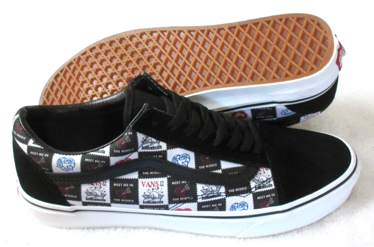 Vans Men's Old Skool Love Letters Black True White Skate ...