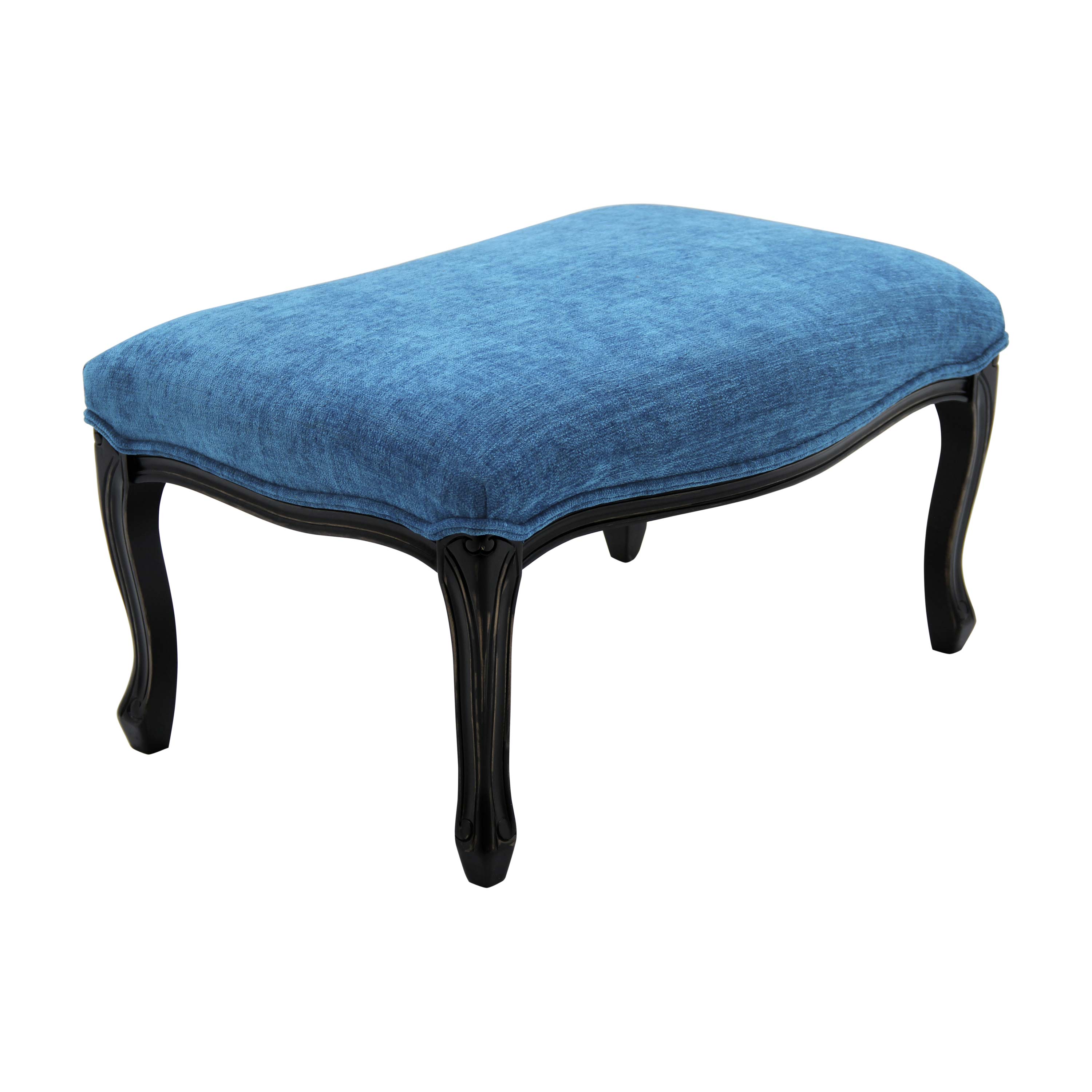 Classic Style Ottoman Made of Wood Elena