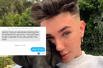 James Charles Shares NSFW Tinder Message