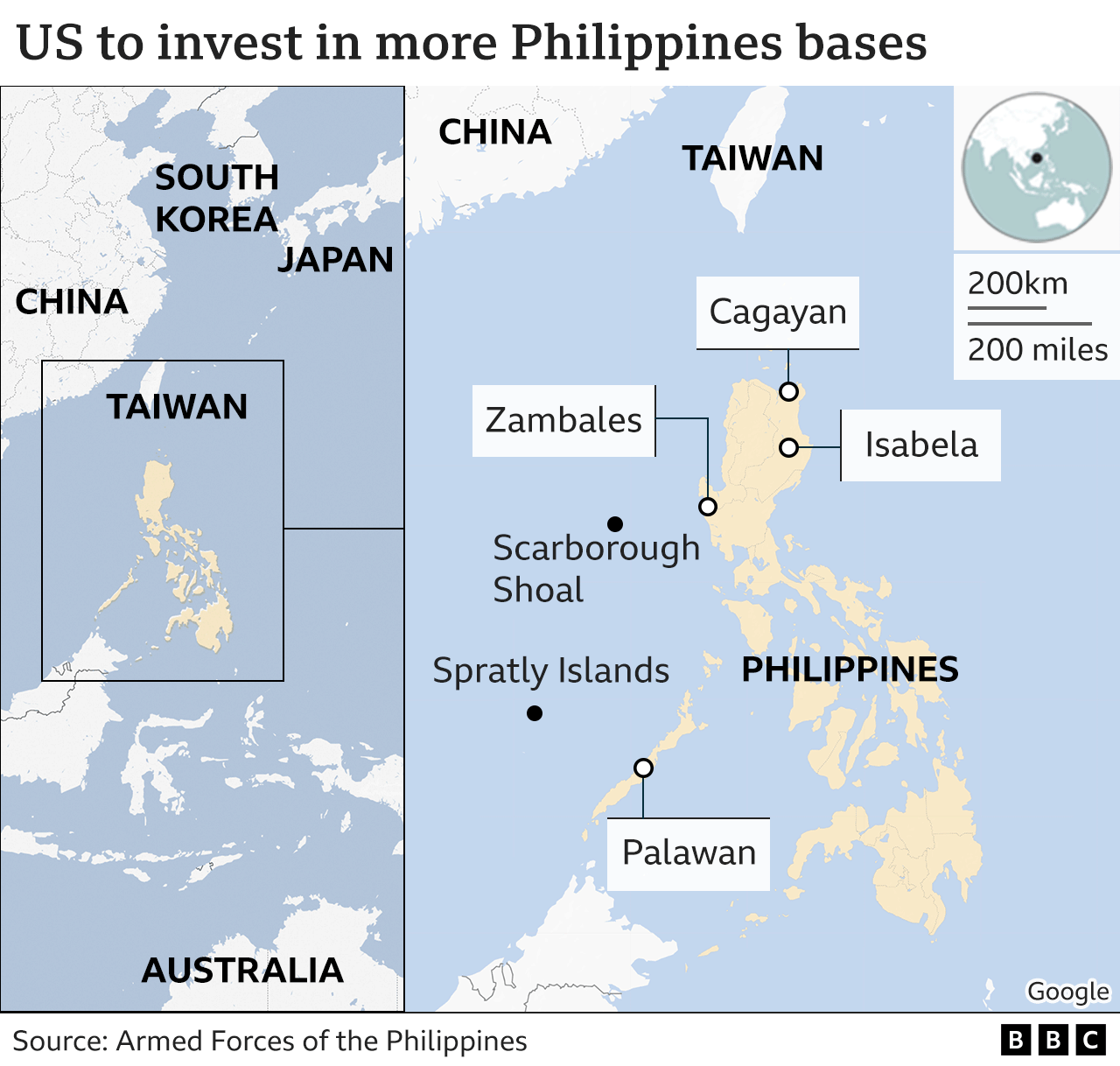 US secures deal on Philippines bases to complete arc around China ...