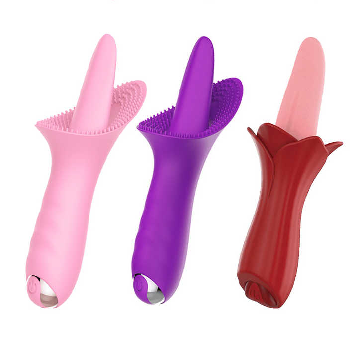 Wholesale Rose Toy Licking Vibrator Sex Toys for woman Dildos ...