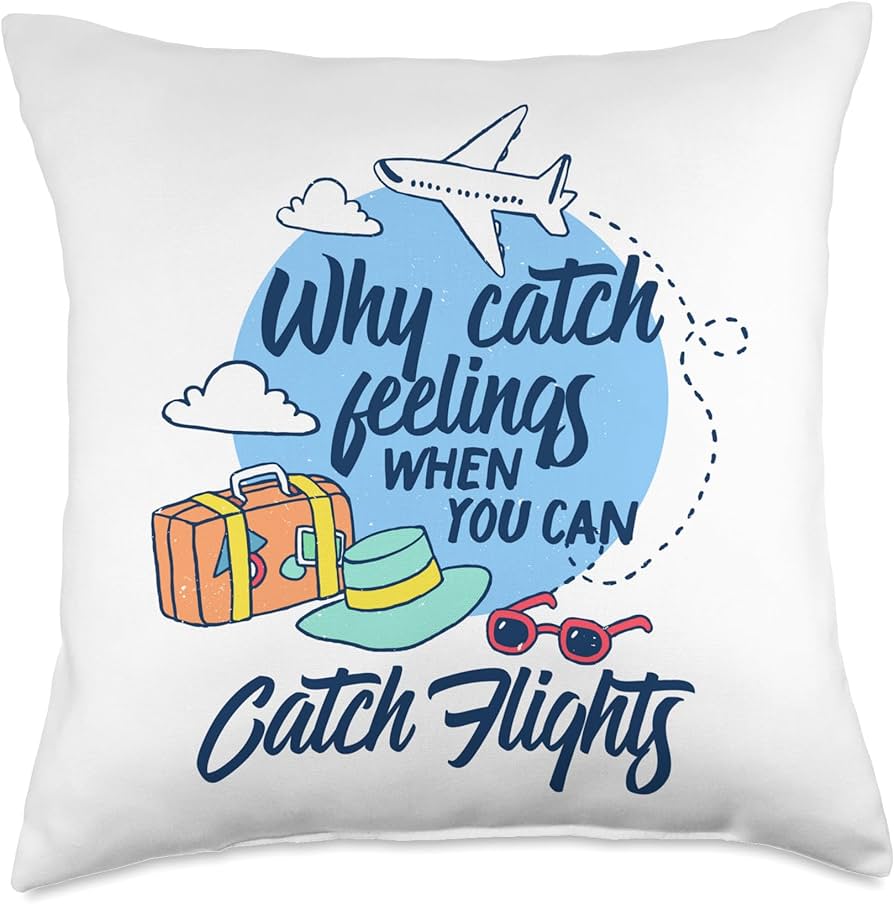 Amazon.com: Girls Trip Lovers Gift Catch Flights Retro Vacation ...