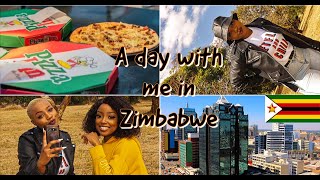 A day with me in Zimbabwe||VLOG||Drive around Harare CBD||Meet ...