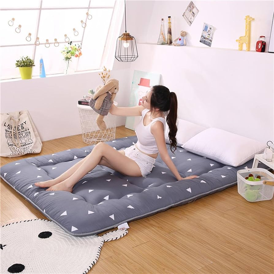 Amazon.com: QQXX Japanese-Style Floor mat futon Mattress, Foldable ...