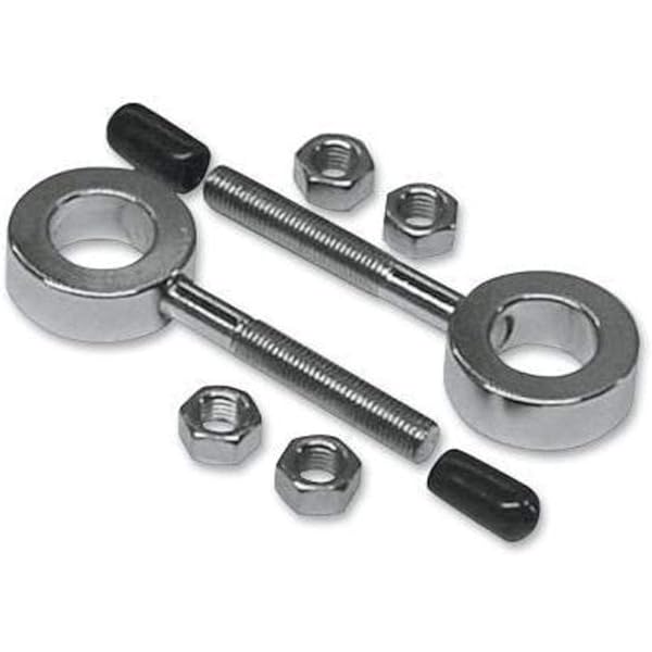 Amazon.com: CHROME WHEEL AXLE ADJUSTERS PARTS HARLEY SPORTSTER BIG ...