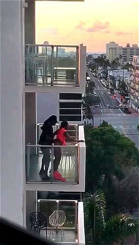 Watch Neighbors caught having sex on balcony - Public Sex, Balcony ...