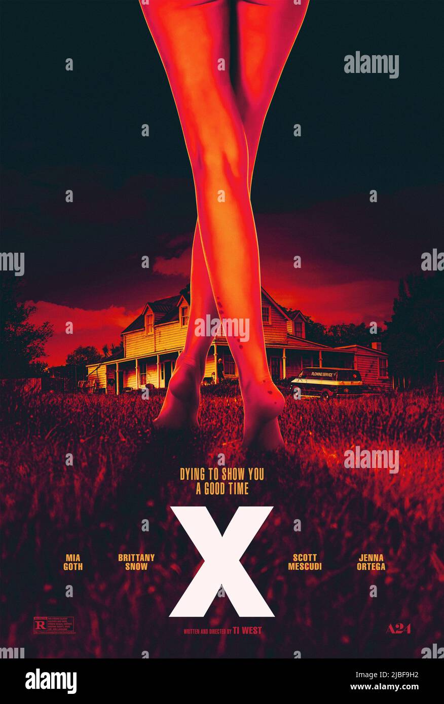 X (2022), directed by TI WEST. Credit: BRON STUDIOS / Album Stock ...