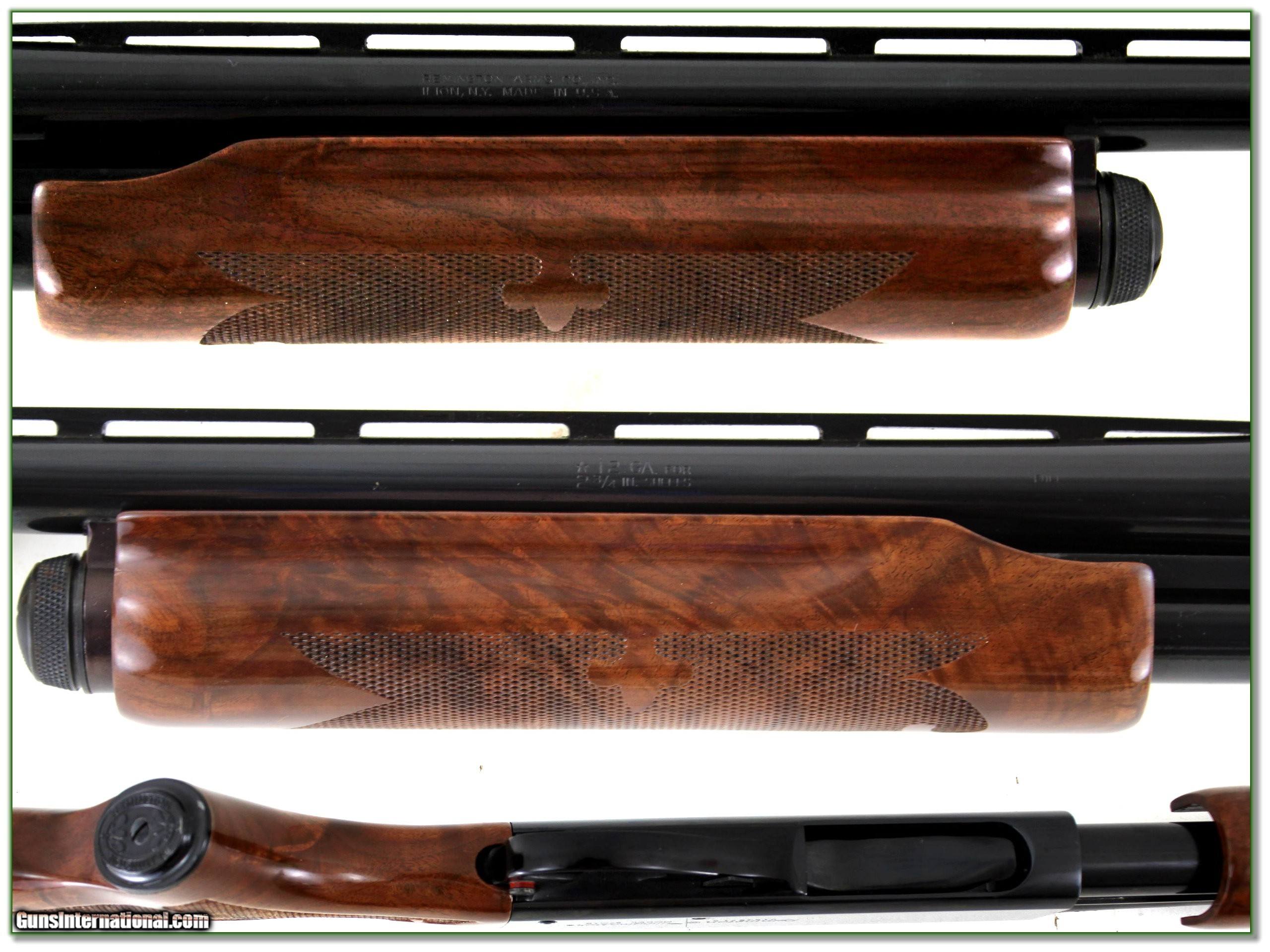 Remington 870 Wingmaster Trap B 12 Ga looks unfired XXX Wood!