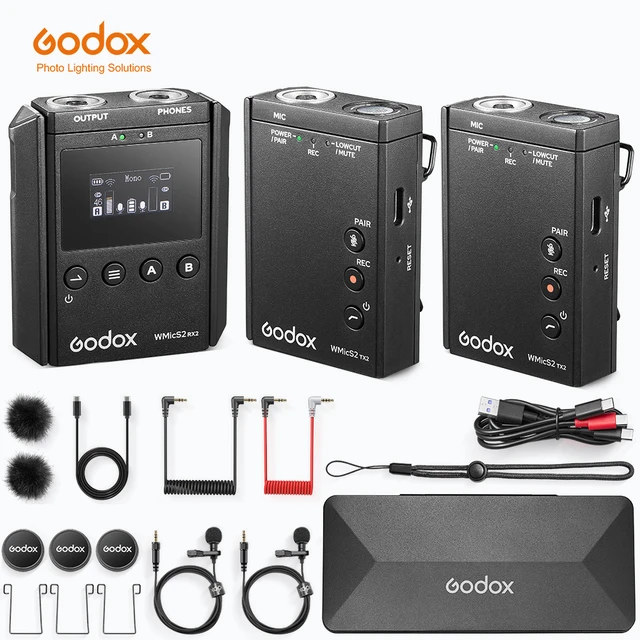 Godox WMicS2 UHF Compact Wireless Microphone System Professional ...