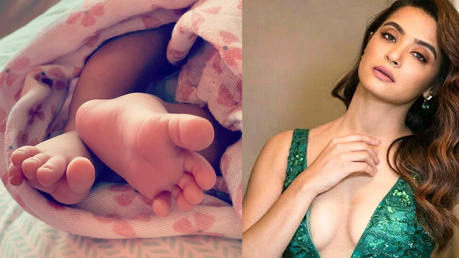 Surveen Chawla shares adorable first picture of her baby girl 'Eva ...