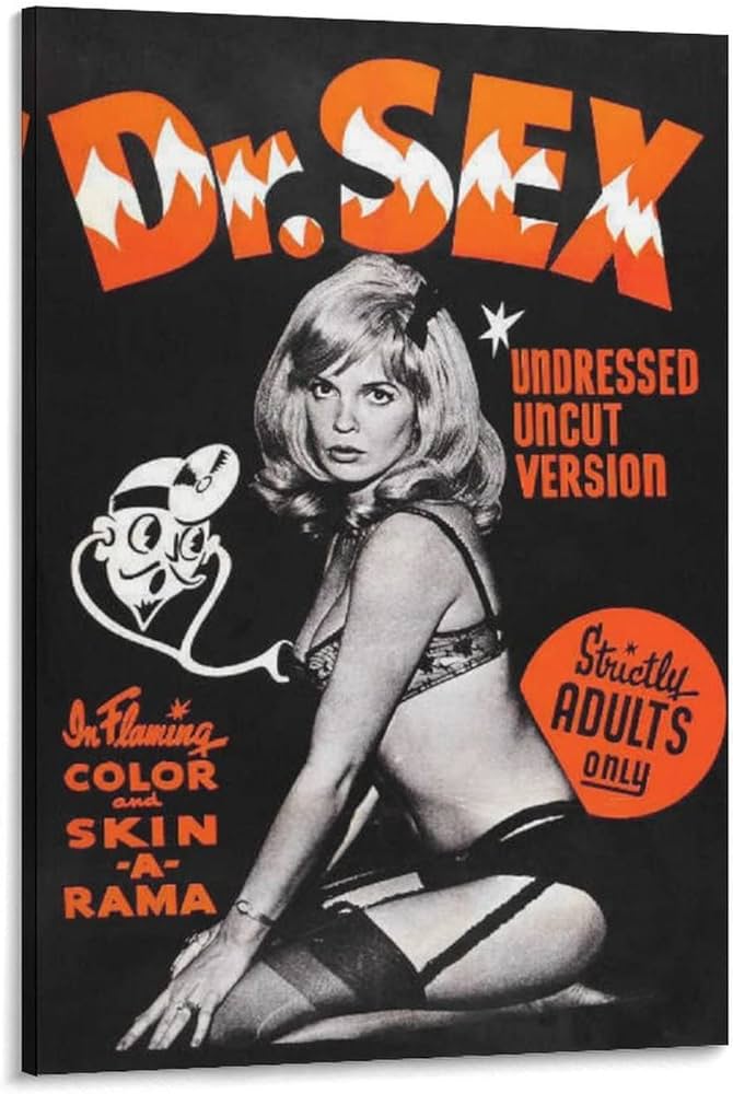 Amazon.com: 1964 Dr. Sex Vintage Adult Film Movie Art Sex Porn ...