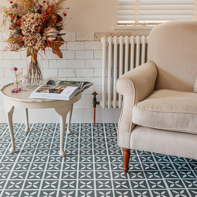 Lattice Tarn ? Flooring design by Dee Hardwicke for Harvey Maria