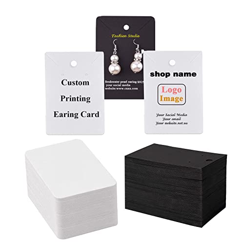 Amazon.com: Custom Earring Display Card Earring Holder Cards ...