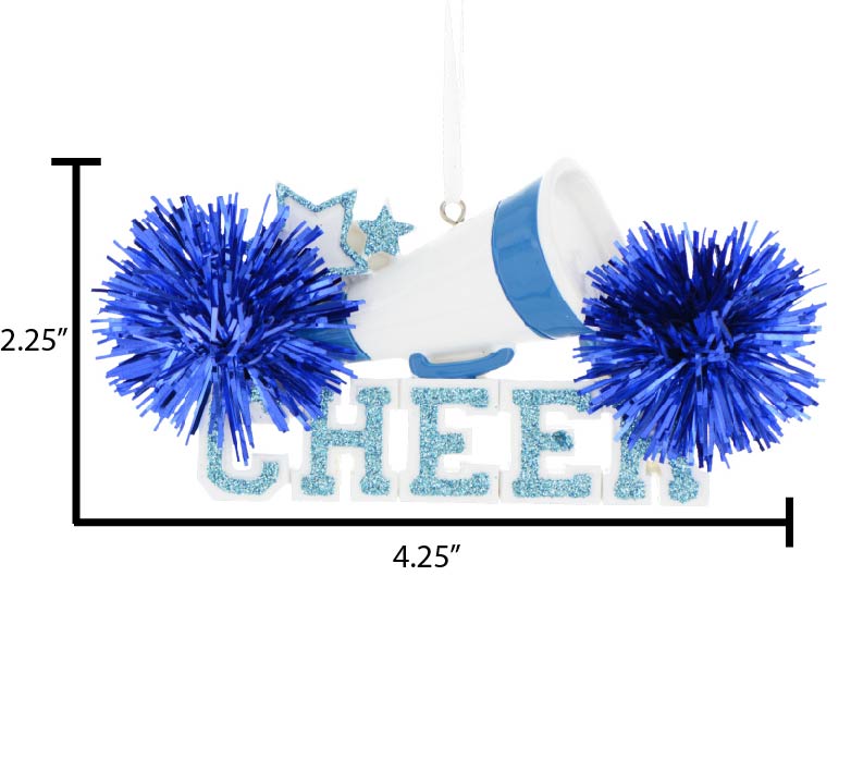 Personalized Cheer Christmas Tree Ornament 2019 - Cheerleader ...