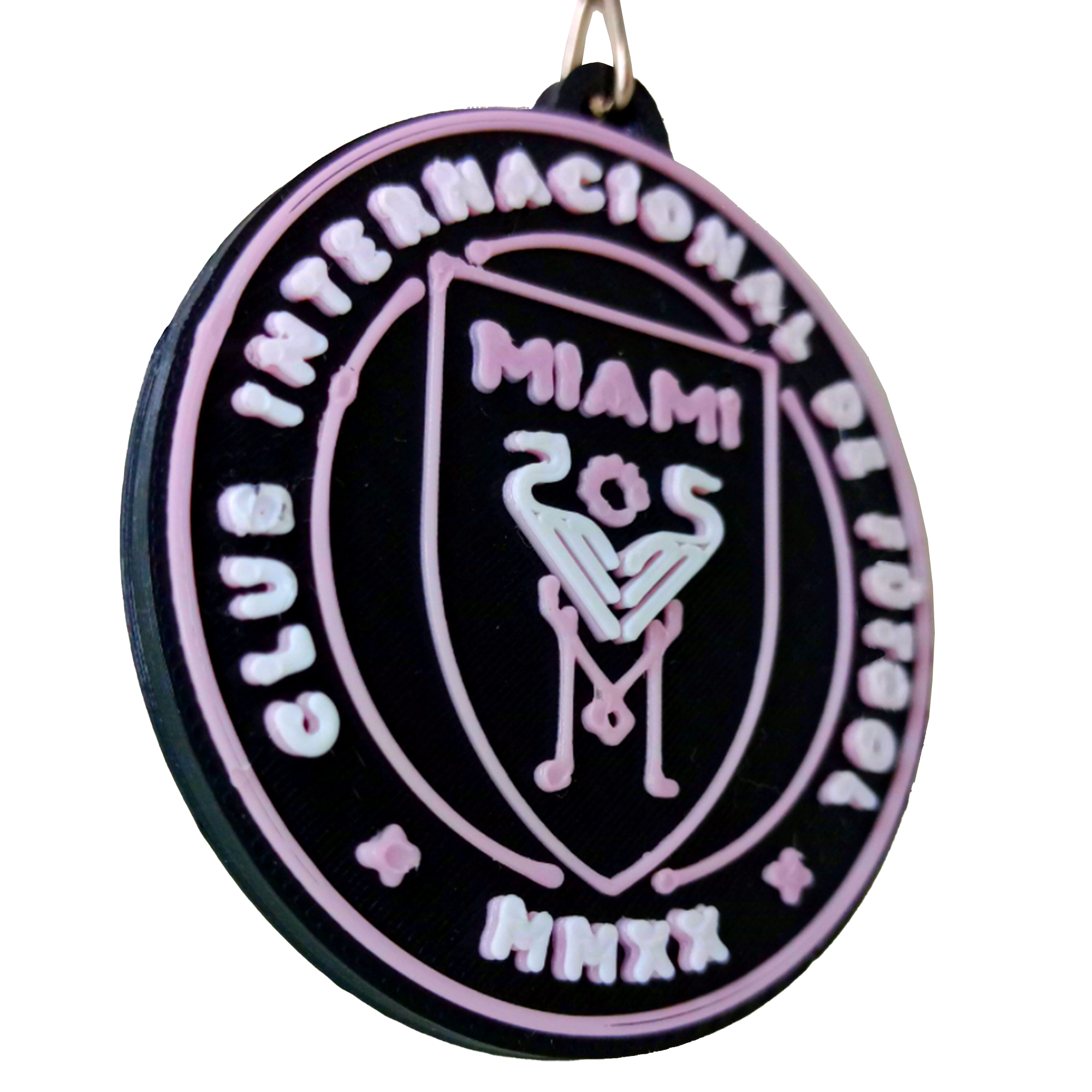 STL file KEYCHAIN INTER MIAMI WITH MESSI DORSAL・3D printing model ...