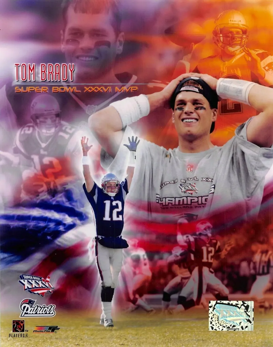 Tom Brady New England Patriots 8x10 Super Bowl XXXVI MVP Collage ...