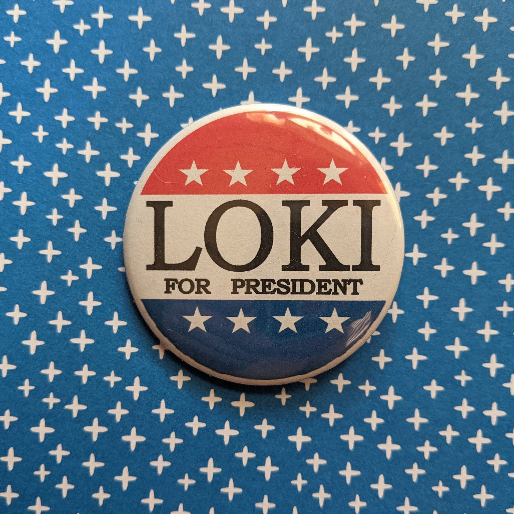 Loki for President Button - Etsy