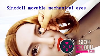 Sinodoll movable mechanical eyes at SexySexDoll.com - XVIDEOS.COM