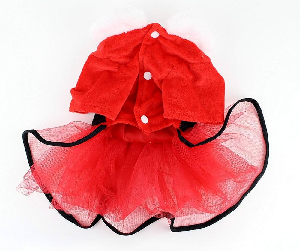 Amazon.com : Midlee Mrs. Claus Santa Tutu Dog Dress (XXX-Large ...