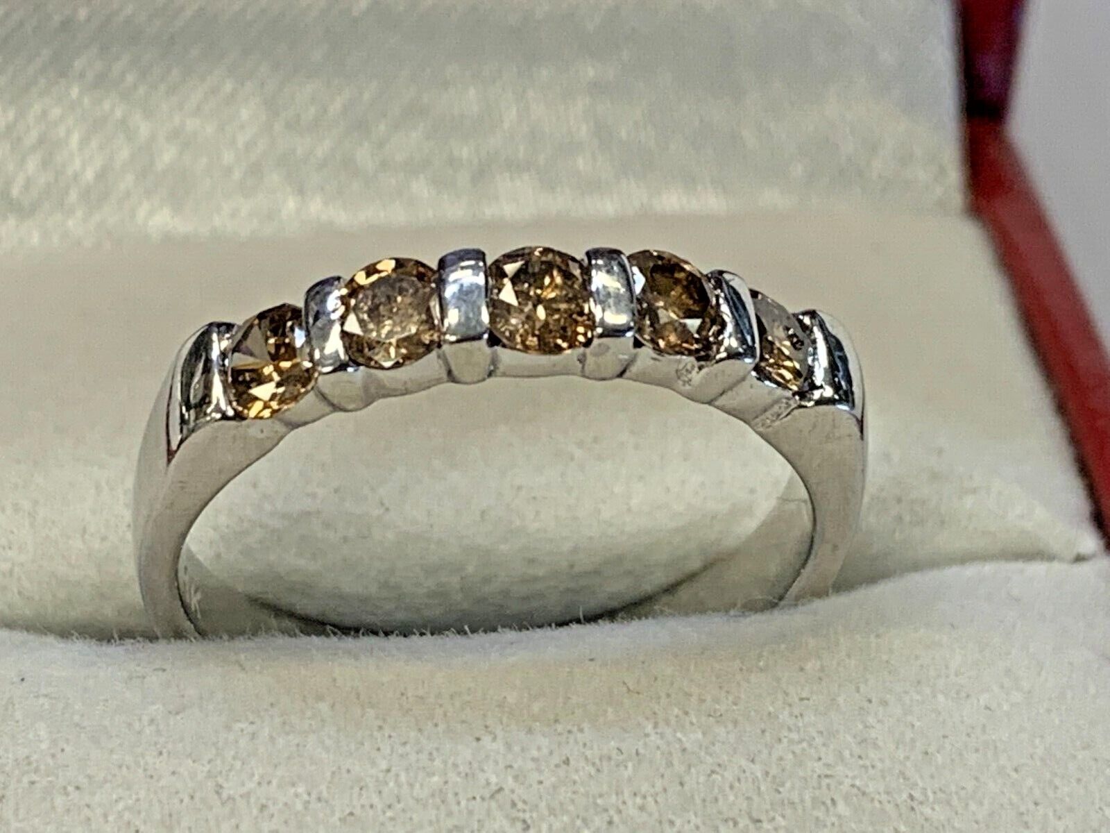 women's Diamond WEDDING Ring Band Solid 14K white Gold PXXX ...