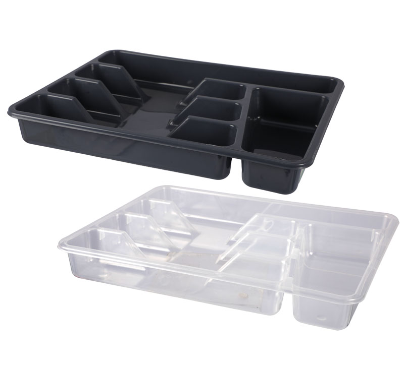 Plastic Cutlery Tray – 33 X 26 X 4cm – Albatross Wholesale