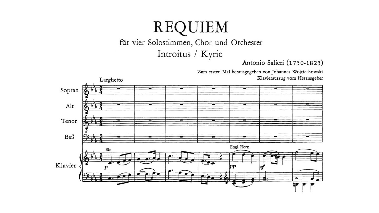 Antonio Salieri – Requiem in C minor - YouTube