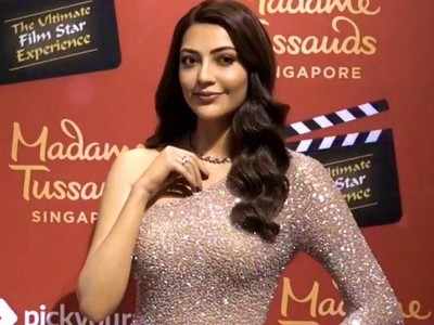 Kajal Aggarwal is the first South actress to have a wax statue at ...