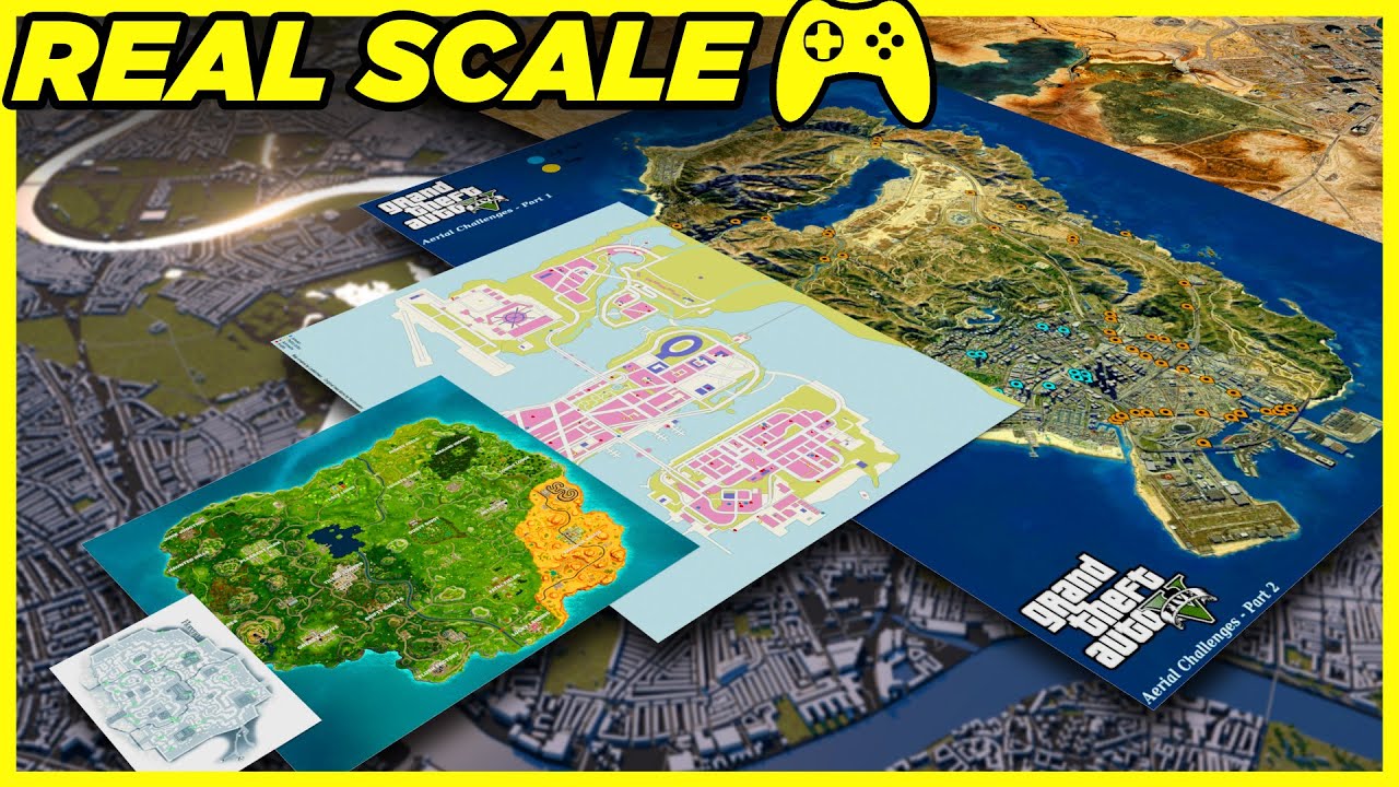 🕹️ VIDEO GAME MAP Size Comparison (REAL SCALE) 🎮 - YouTube