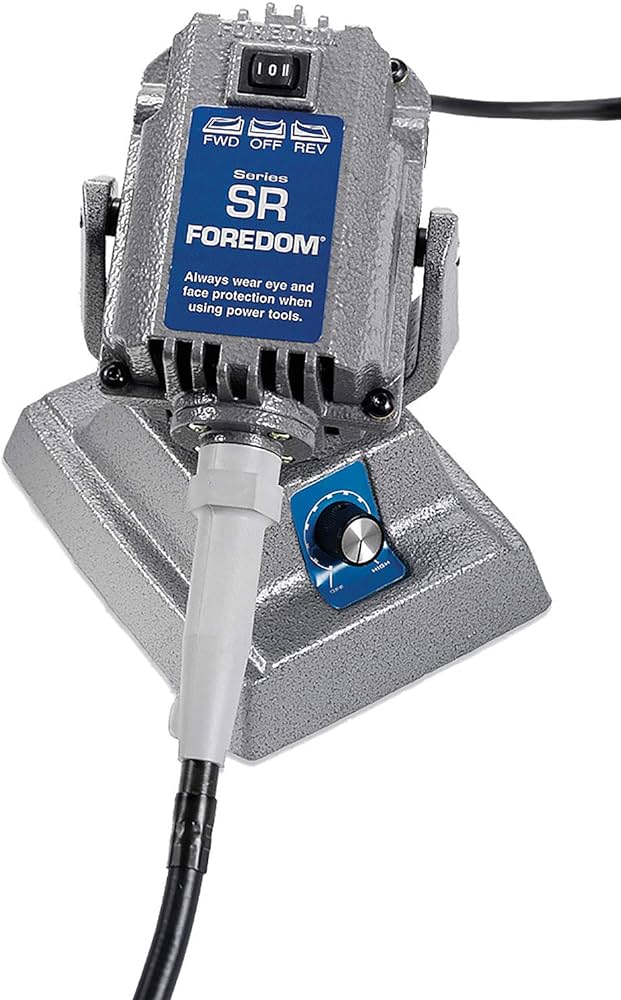Foredom SR Flex Shaft Bench Motor with Built-in Dial Control M.SRM ...