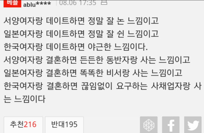 웃으면서 보는 각국 여자와의 데이트 데미지 - 에누리 쇼핑지식 자유게시판