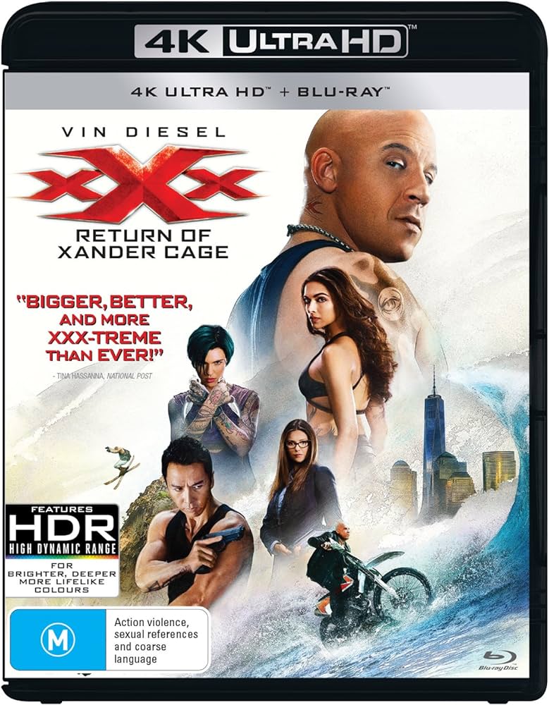 Amazon.com: XXX - The Return Of Xander Cage [Blu-ray] : Vin Diesel ...