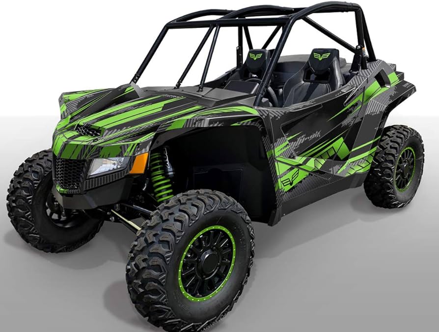 Amazon.com: Graphics Kit for Textron Wildcat XX - Racer-X Black ...