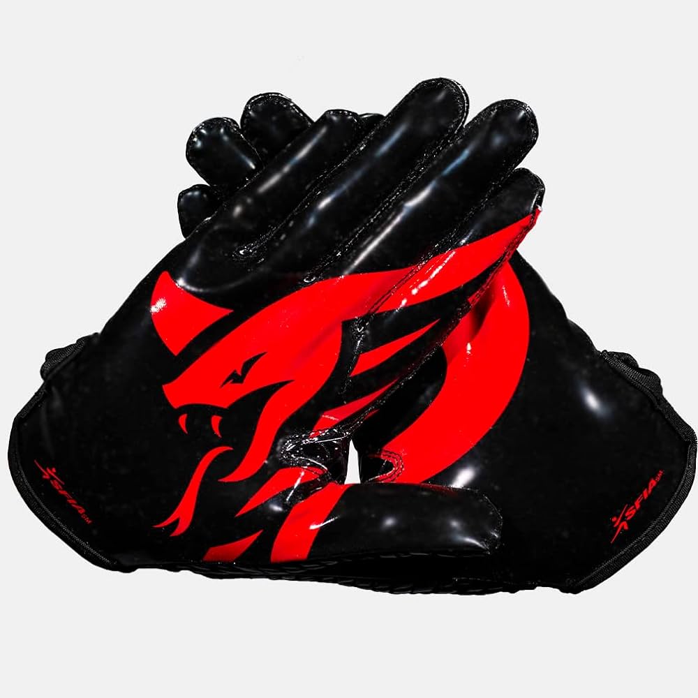 Amazon.com : Phenom Elite Football Gloves - VPS4 - Black Cobra ...