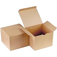 Amazon.com: Xxcxpark 30 PCS Brown Kraft Gift Boxes 5x5x3.5, Party ...