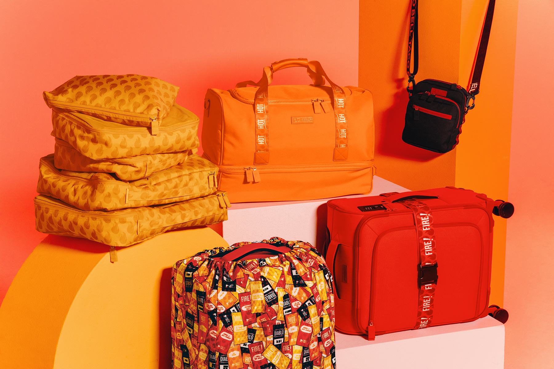 Shop Taco Bell x Calpak Luggage Collaboration: New Duffels, Carry-on