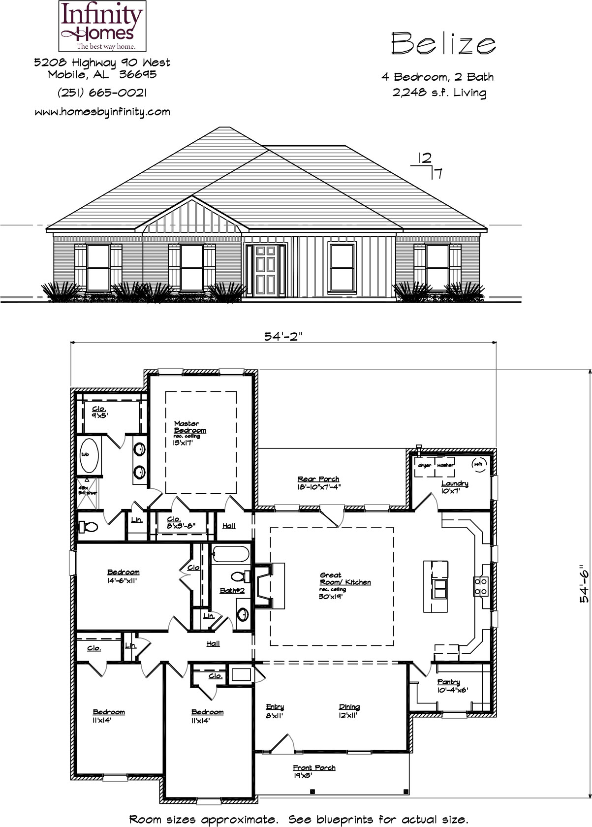 4 Bedroom House Plans - Infinity Homes |Custom Built Homes in ...