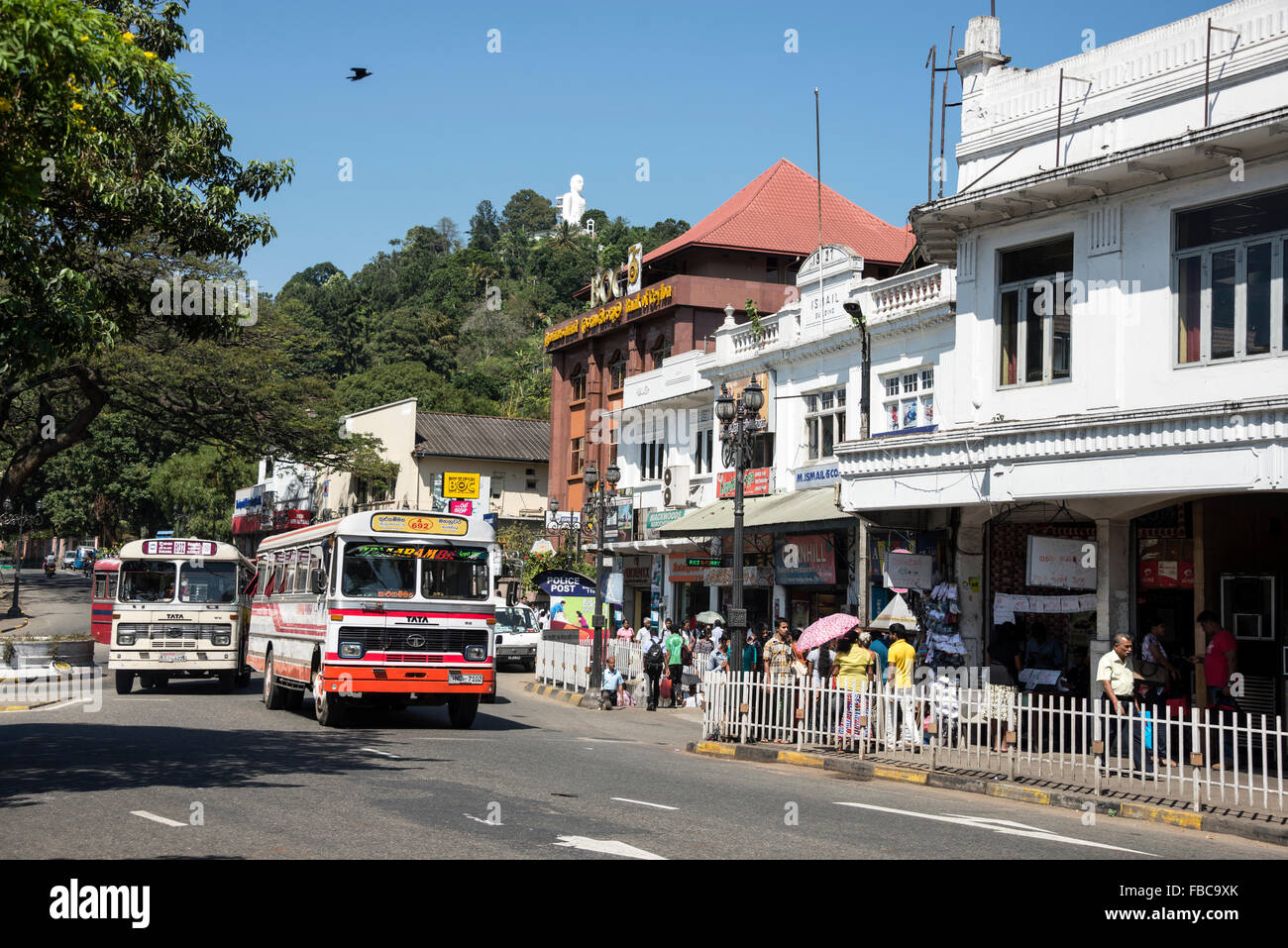 One of the main shopping streets, is EL Senanayake Veediy in Kandy ...