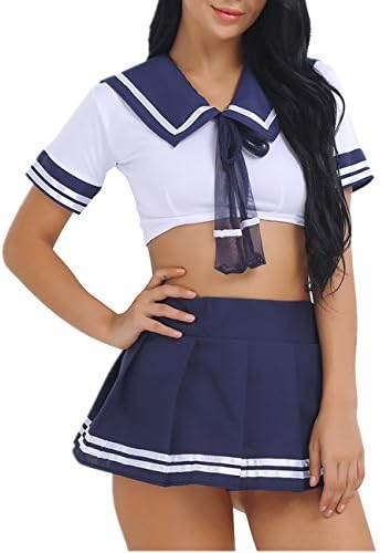 Amazon.com: iiniim Women's Sexy Japanese School Girl Students ...