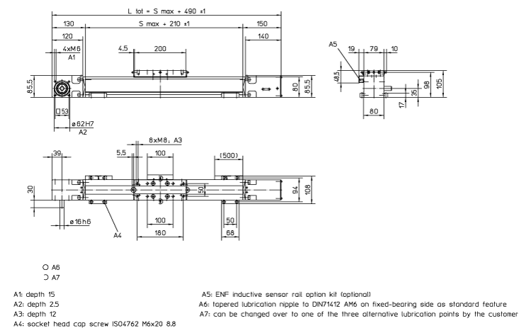 WM08Z170-01000-01490-BS0000-06 - WM80Z, Belt Drive, Ball Guide ...