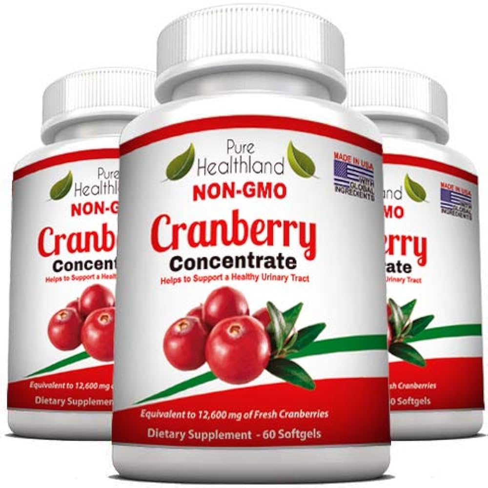 Amazon.com: Non GMO Cranberry Concentrate Supplement Pills for ...